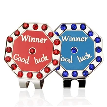 Победитель удачи отметка для мяча для гольфа er w зажим для кепки для игры в гольф, отметка для мяча для гольфа, зажимы для кепки для гольфа 3 шт./лот