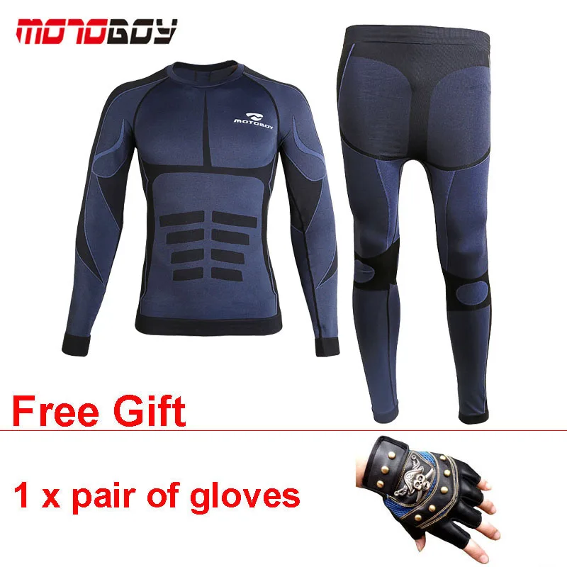 MOTOBOY Motorcycle Underwear Men Elastic Breathable Summer Sport Suit
