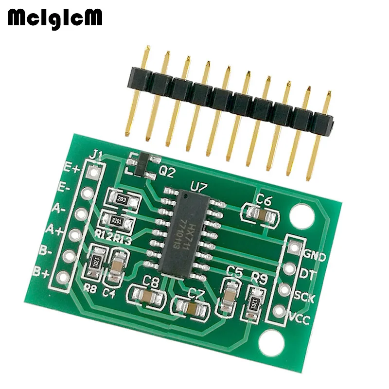 

MCIGICM 5pcs/lot Dual-channel HX711 Weighing Pressure Sensor 24-bit Precision A/D Module