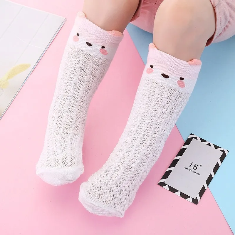 

1 Pairs Lytwtw's Baby Girl Spring Autumn Mesh Breathable Cartoon Animaos Kids Toddlers Ballet Stocking