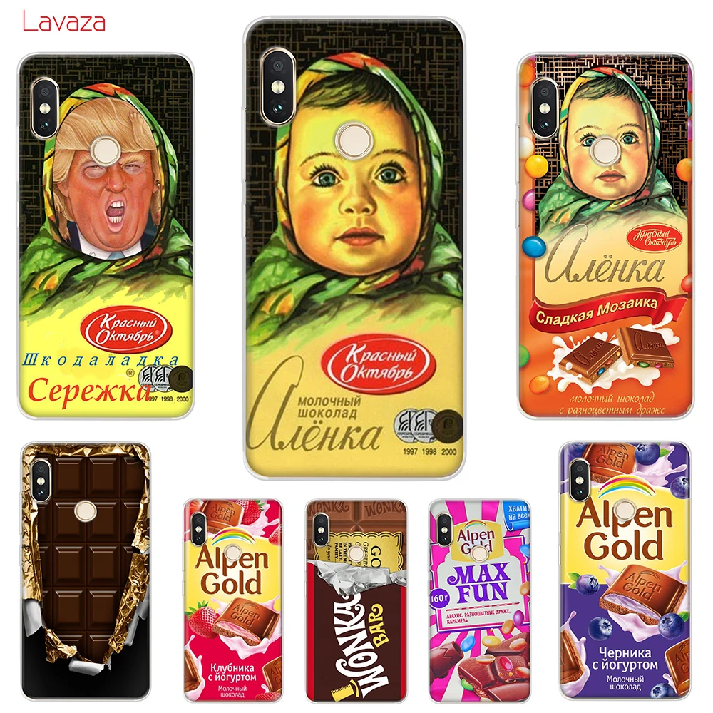

Lavaza alenka bar wonka chocolate Hard Phone Case for Xiaomi Redmi 5 Plus 6A 4A S2 Go Note 5A Prime 5 6 7 Pro 4x Cover