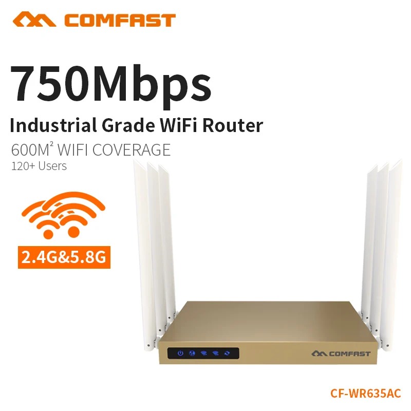 

NEW Arrival COMFAST WIFI Router English Version 750Mbps WiFi Repeater 2.4G/5GHz Dual Band WiFi Wireless Routers CF-WR635AC