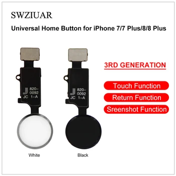 

10PCS/LOT Hot Sale For iPhone 7 8 Universal Home Button Flex Cable Return Home Function Solution For iPhone 7 8 Plus Home Button