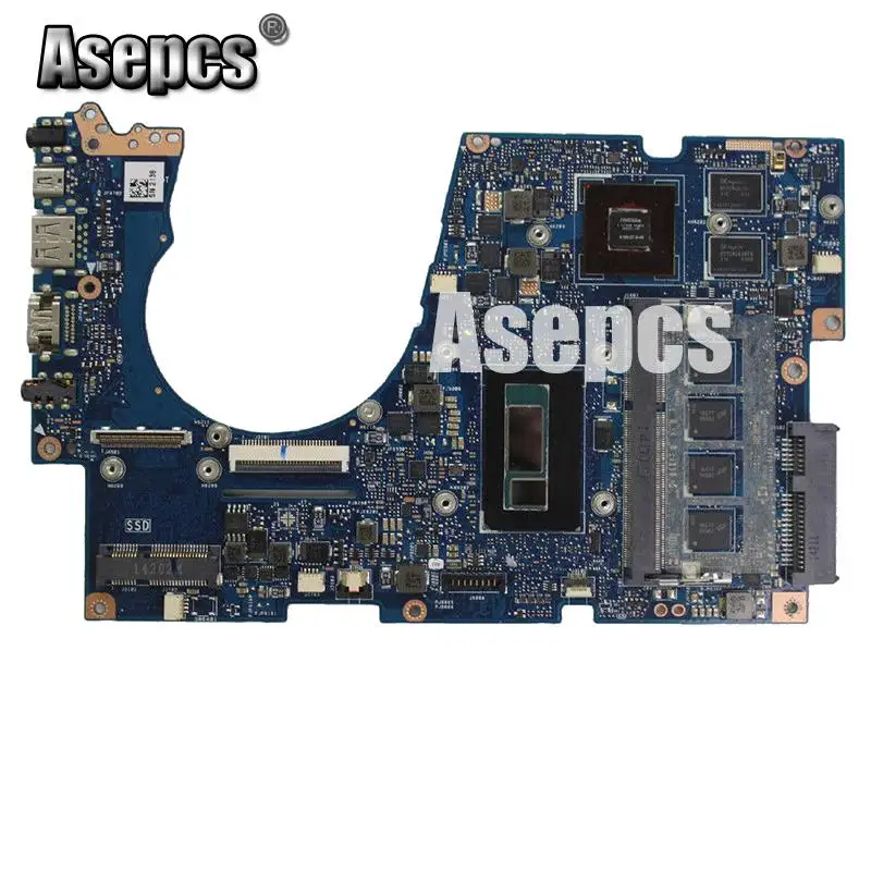 Asepcs UX303LB материнская плата для ноутбука ASUS UX303LB UX303LNB UX303LN UX303LA UX303L Тесты mainboard4G Оперативная память I7-5500U GT840M