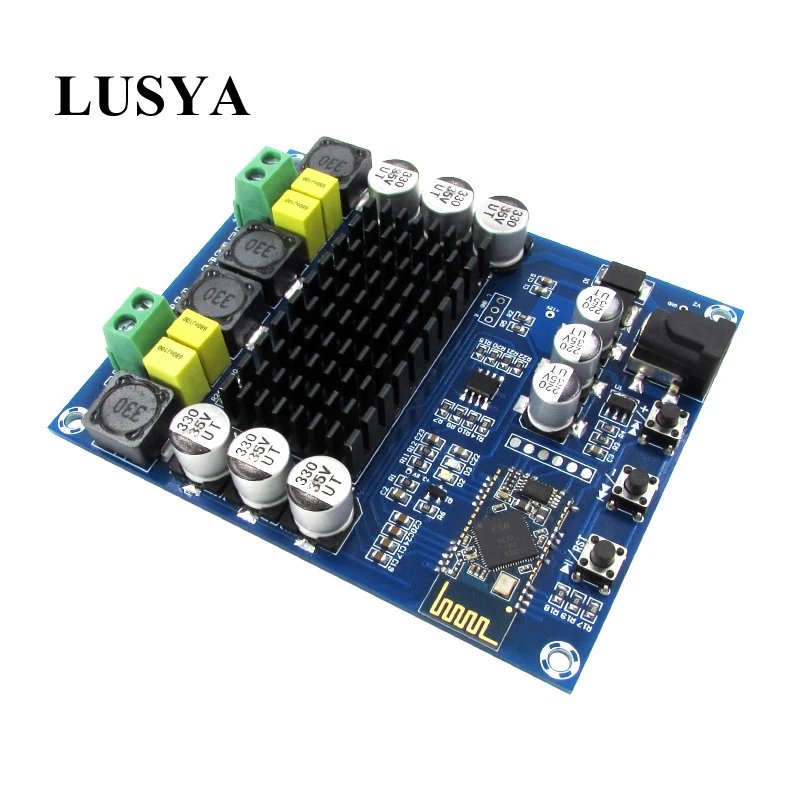 

Lusya TPA3116D2 Bluetooth 4.0 Audio Receiver 120W+120W 2.0 streo channel Digital Amplifier Board C3-005