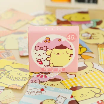 

46 pcs/box Putin Dog mini paper sticker decoration DIY diary scrapbooking sealing sticker kawaii stationery