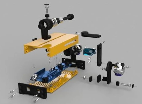 Egg Painter Mini DIY набор EggBot для сборки яйцебота робот раскрашивающий пасхальные яйца.