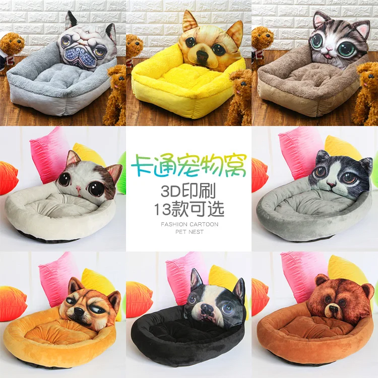 

princess dog beds 3D printing small dog bed pet mat puppy bed dog kennel cat blanket cartoon luxury dog bed