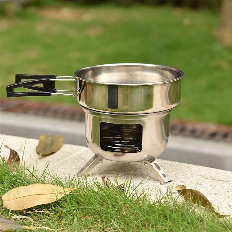 

Camping Firewoods Stove Assembled Outdoor Picnic Stove Furnace Wood Furnace Portable BBQ Grill Cooking Picnic Supplies