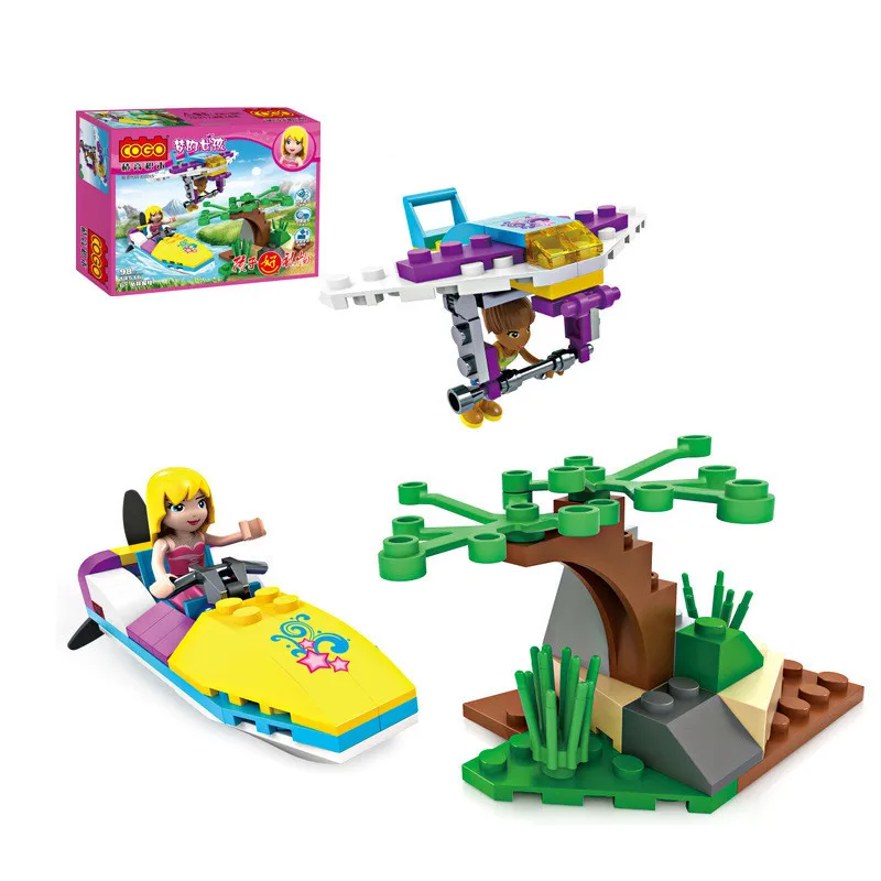 

98pcs Girl Series Jungle Exploration Building Block Brick Toy 14516