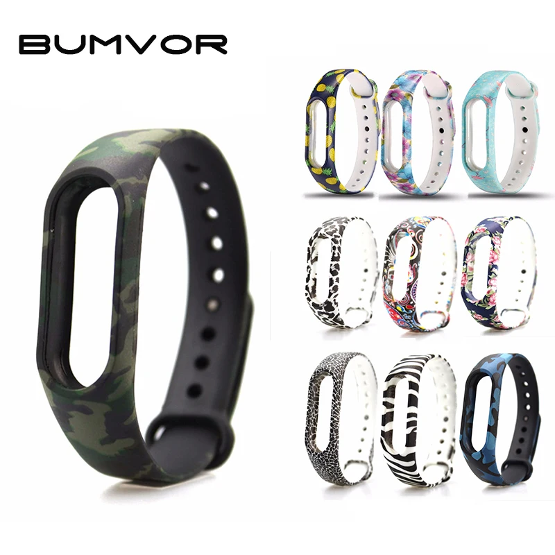 Силиконовый ремешок для часов BUMVOR сменный силиконовый браслет браслета Xiaomi Mi band