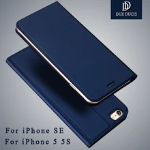 Для чехла iPhone 5S Dux Ducis Бумажник кожаный чехол для iPhone se флип чехол для телефона iPhone 5 se Coque для iPhone5 Обложка 4,0