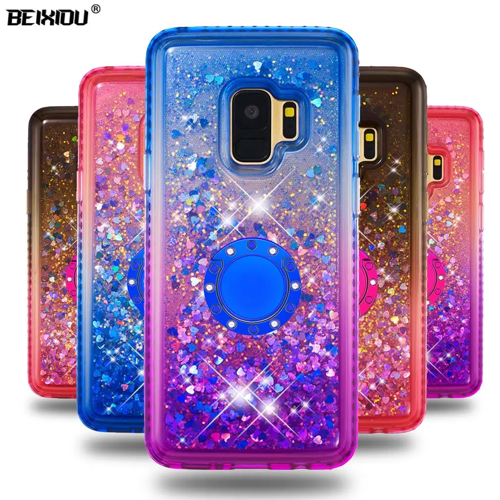 Quicksand bling Phone Case For Samsung Galaxy S9 Cover TPU Back G960F G960U G960W 5.8&quot |