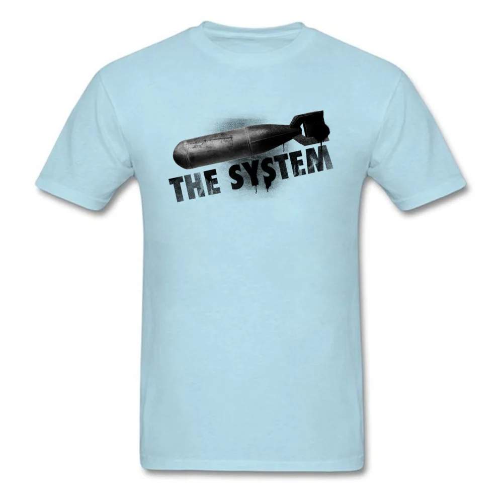 Bomb the system Labor Day 100% Cotton O-Neck Tops Tees Short Sleeve Family Clothing Shirt Prevailing Party Tshirts Bomb the system light
