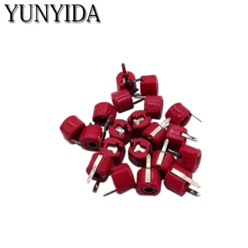 

20pcs,JML06-1-20P 20pf 6mm JML06-1 DIP trimmer Adjustable capacitor Free Shipping 5P 10P 20P 30P 40P 50P 60P 70P 120P