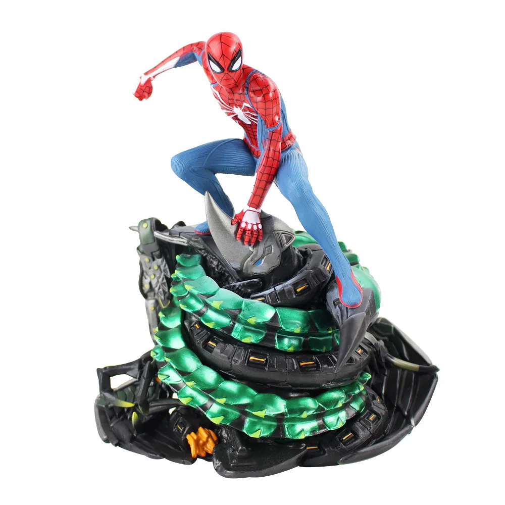 17 см Мстители Человек-паук фигурка PS4 Человек-паук Коллекционное издание модель игрушки - Цвет: No Box