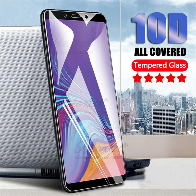 Защитное стекло 10D для Samsung Galaxy A7 2018 A750 защита экрана A9 A9200 A9s закаленное A 7 9 пленка