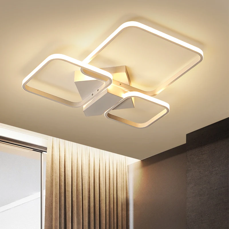 

Dimmable LED Ceiling Lamps Design Creative Geometry luminaria Living Room Aisle balcony lampe plafond chambre Ceiling Lighting