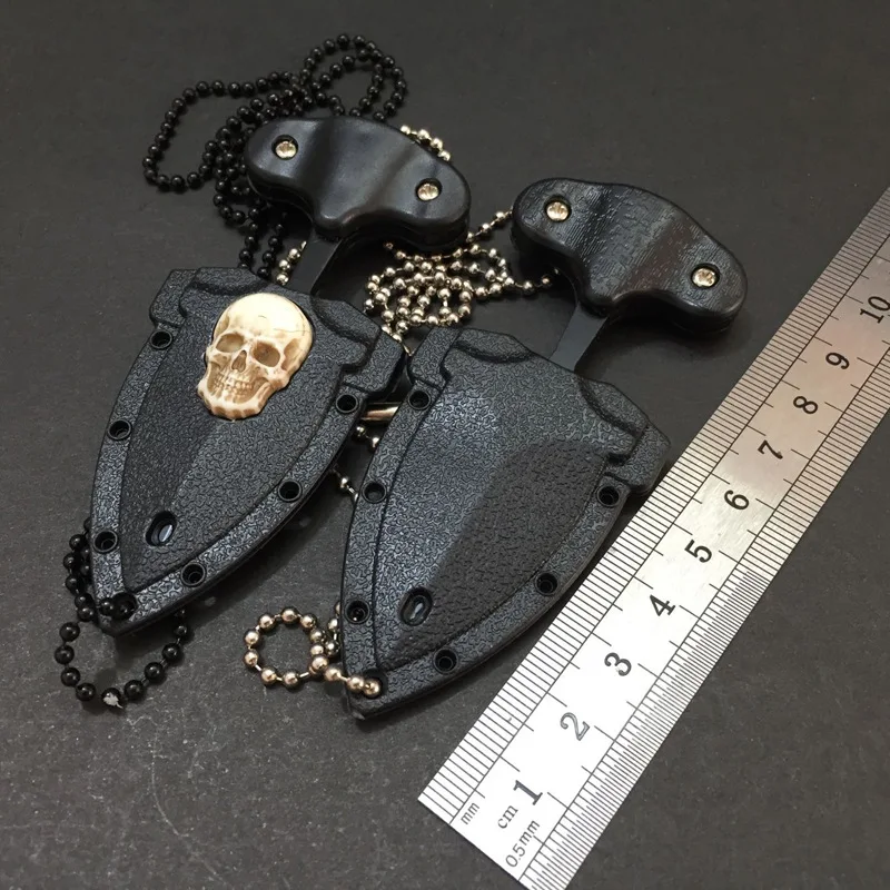 NEW Multifunctional Skull Pocket Knife Outdoor Camping Survival Tactical Knives Hanging Necklace Keychain EDC Survival Tool