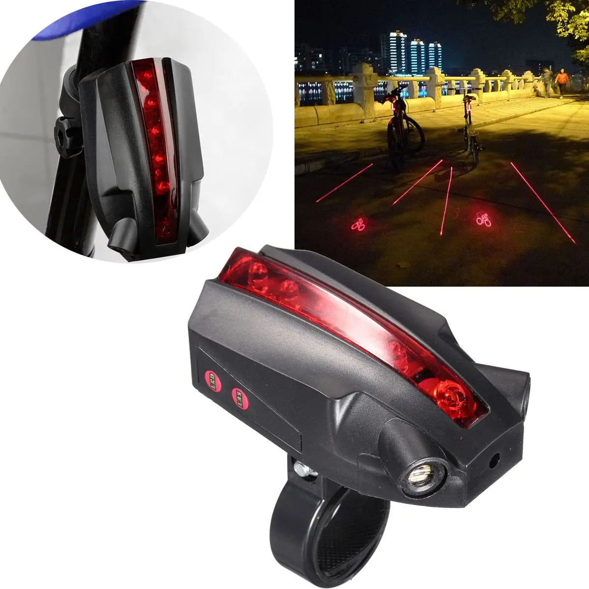Buy New Arrival Bicycle Laser Tail Light
