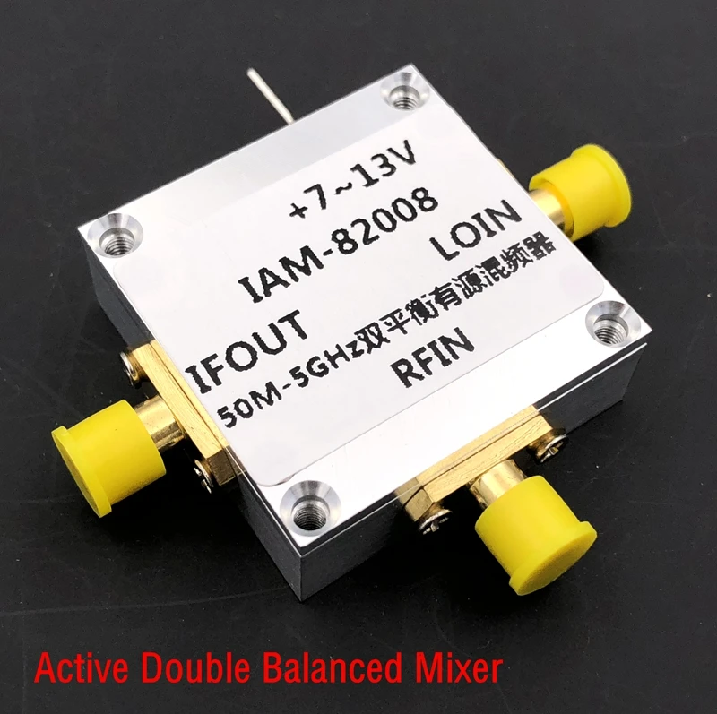 

IAM82008 Active Dual Balanced Mixer with 15DB Mixer Gain 50MHZ-5GHZ Wideband