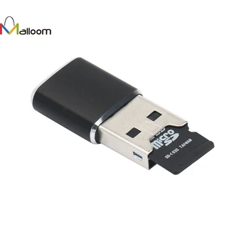 

Malloom 2018 New Arrival USB 3.0 Mini micro sd Card Reader/MICRO SD/SDXC Aluminum TF Card Reader#30
