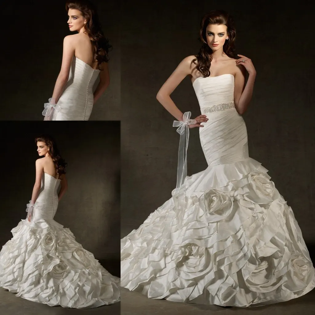 Wedding Decoration Wedding Dresses Usa online buy wholesale wedding dresses usa from china ml052 gorgeous ruffle mermaid made in usachina mainland