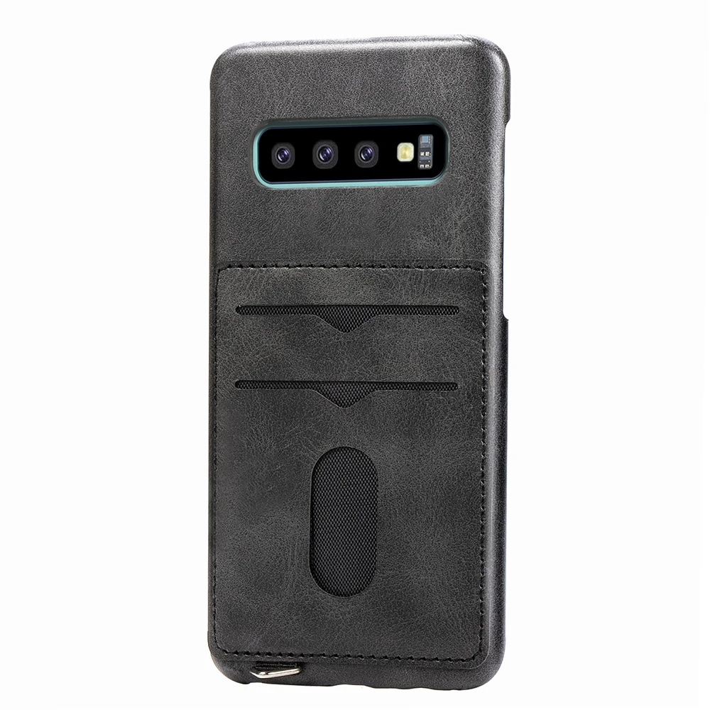 Мягкий Искусственная кожа флип чехол для samsung S10 E S9 S8 плюс S7 край note9 lite note8