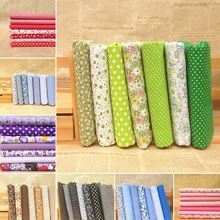 7 шт. маленькая Цветочная Лоскутная хлопковая ткань ручной работы сделай сам швейная ткань Скатерть-занавеска домашний текстиль 25 см* 25 см