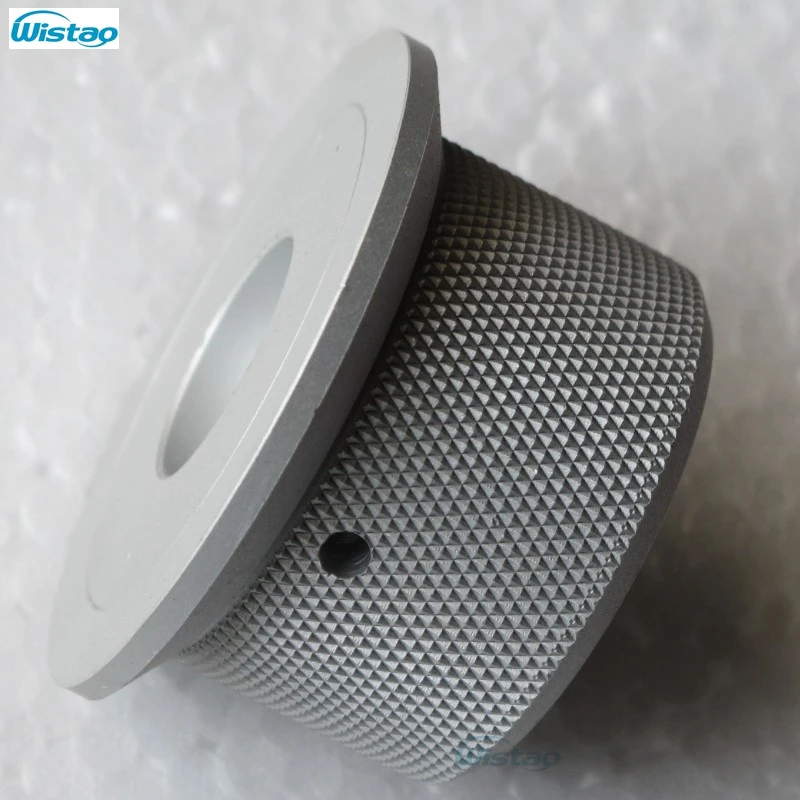 

IWISTAO Solid Potentiometer Knob Straw Hat Whole Aluminum Switch for HIFI Amp Outer OD 50mm H28mm ID6mm Silver DIY Free Shipping