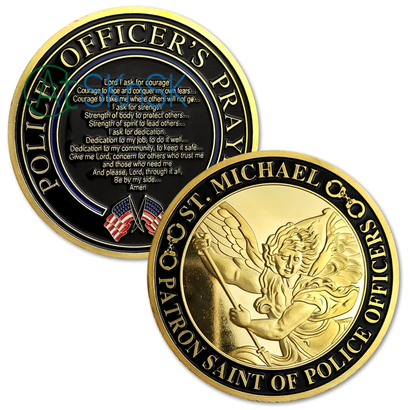 Wholesale 50pcs/lot United States U.S. ST. Michael Patron Saint of