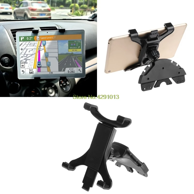 Car CD Slot Mount Holder Stand For ipad 7 to 11inch Tablet PC Samsung Galaxy Tab Drop Shipping Support
