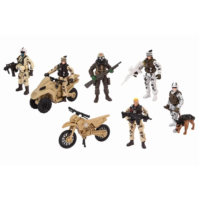 

1:18 Chap Mei action figures toy car soldier force SUB-ZERO anime figure Military model toy kids toys for children
