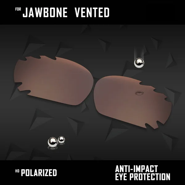 Earth Brown OOWLIT Объективы запасные части для Oakley Jawbone вентилируемый солнцезащитные очки поляризованные очки-разноцветный - Цвет линз: Earth Brown