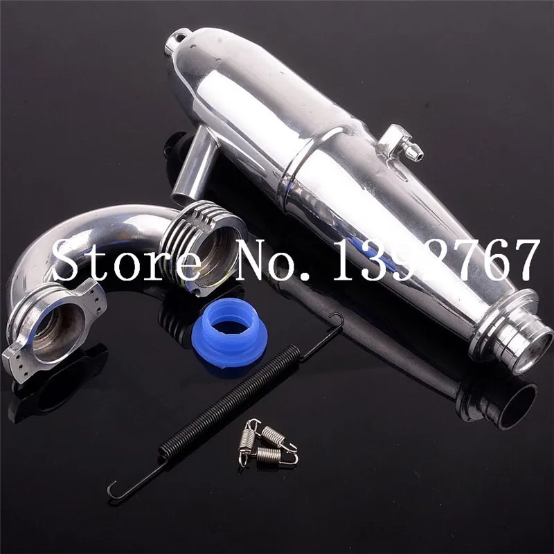 

RC Car HSP 81084 Aluminum Exhaust Pipe For 1/8 Scale Models 28CXP Nitro Engine Motor Buggy Monster Truck Remote Control Cars