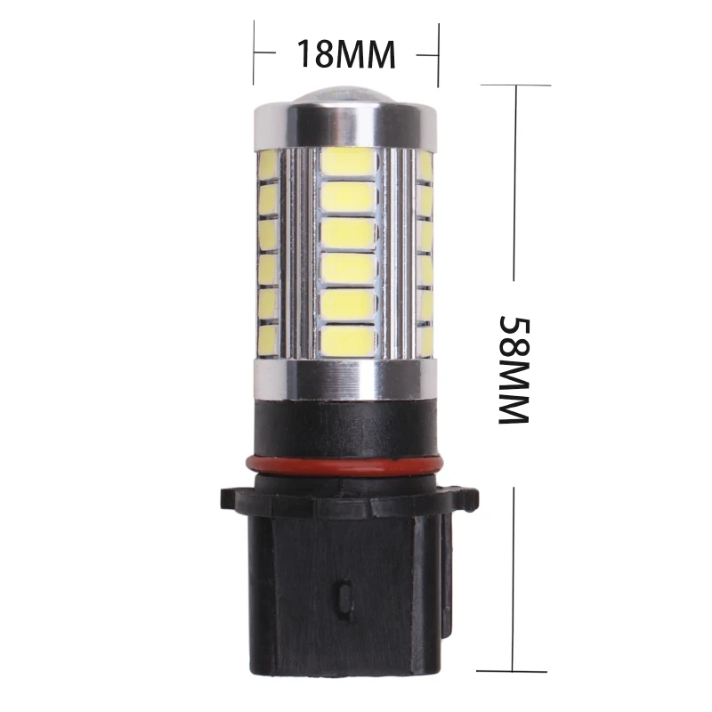 Lymoyo 2 шт. автомобиль P13W PSX26W 33Led Габаритные огни 5630 33SMD 5000k автомобиль супер яркий DRL Противотуманные лампы стоп светильник лампы 12v