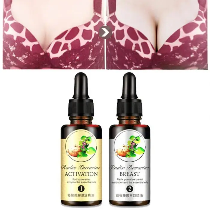 2Pcs Beauty Breast Care Enhancement Bust Enlargement Lift Bust Up Cream Essential Oil RJ99