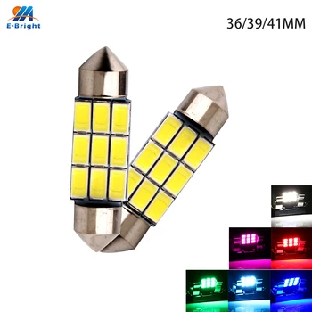 

YM E-Bright 200X Festoon Canbus C5W 5630 9 SMD 9 Led Error Free Dome Light Lamps Auto Car Led 12V 6000K Reading Interior Lights
