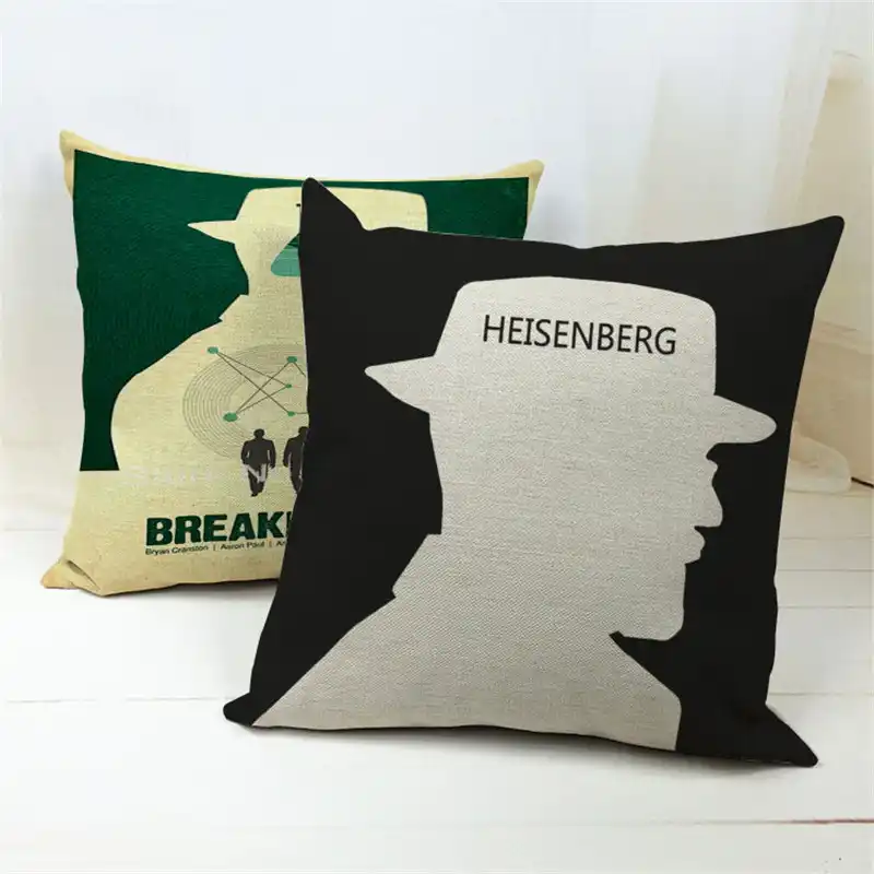 Hersenberg Covers Polyester Cushion Cover Breaking Bad Pillowcase