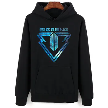 

BIGBANG Hoodies Wtth Hat Young Men Women Fashon Clothing Cool Disign Hooded Sweatshirts