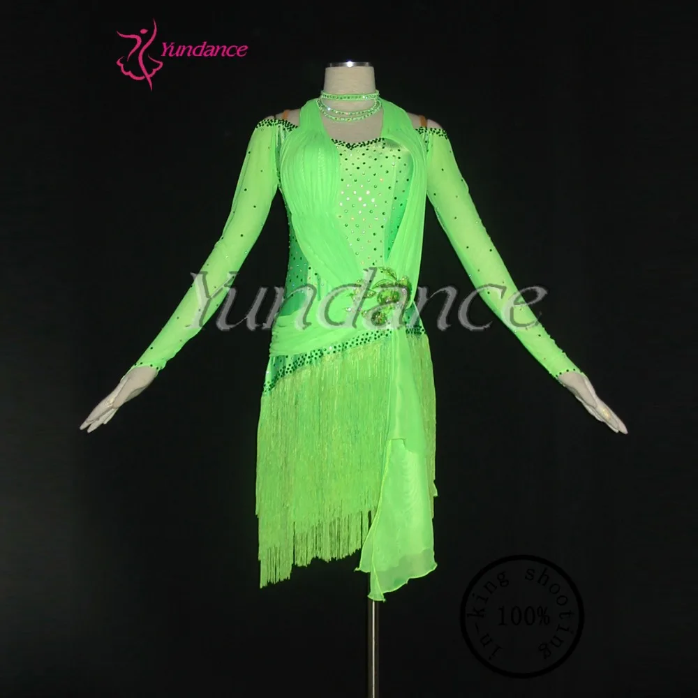 

2016 New Samba Dress Woman Latin Salsa Competition Dress L-1128