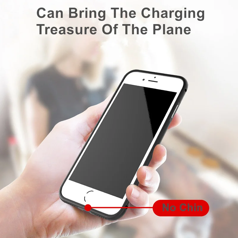 For Iphone 7 Plus Power Case 4000 mAh Metal Shell Battery Charger Cover Smart For Iphone 7 Plus Power Case 5.5 Inch Capa (3)