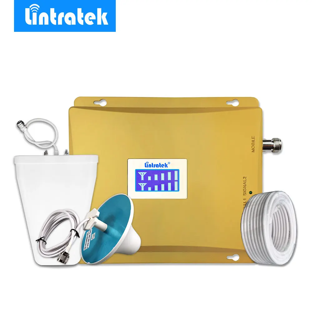 Lintratek 3G Repeater 2100MHz 900MHz Mobile Signal Booster