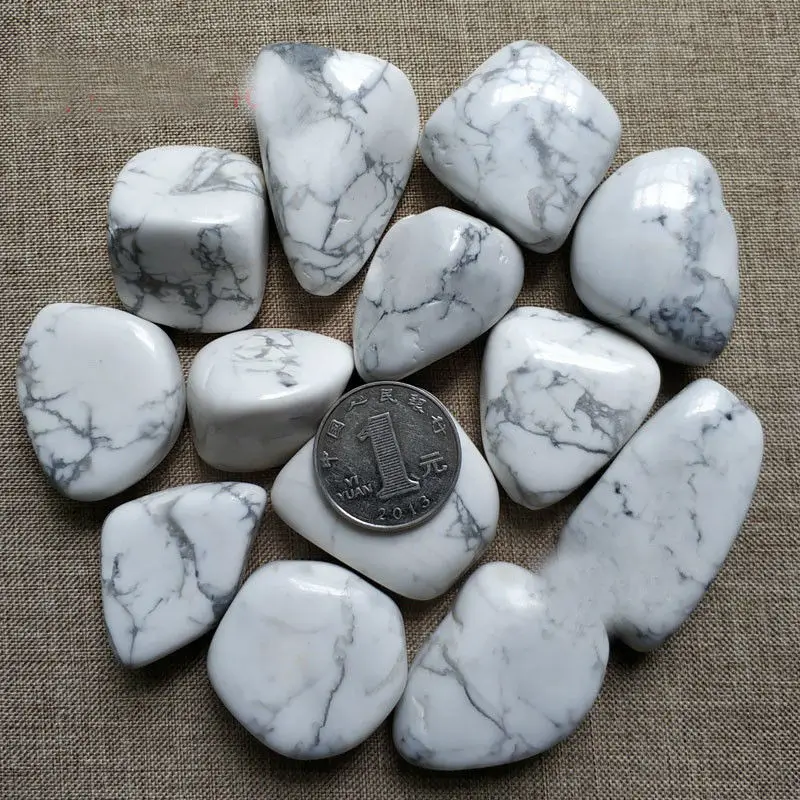 

Drop Shipping 100g Natural White Turquoise Gravel Rock Rough Stone Healing Gravel Fish Tank Natural Stone Crystal