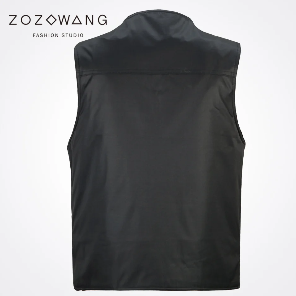2017 new autumn winter Zozowang solid loose casual vest men fashion brushed keep warm Single Breasted winter vest men 3XL 2017 new autumn winter Zozowang solid loose casual vest men fashion brushed keep warm Single Breasted winter vest men 3XL