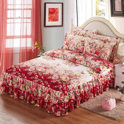 

The Nordic style Bedding Set 4pcs Duvet Cover set twin Full queen size bed set printed sheet bed linen bedclothes Pillowcase