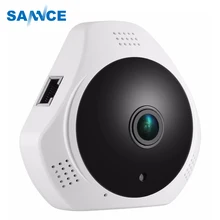 360 Degree Fish-eye 960P HD Panoramic IP Camera 1.3MP Wireless Security Camera & Two-Way Audio, Night Vision , Motion Detection
