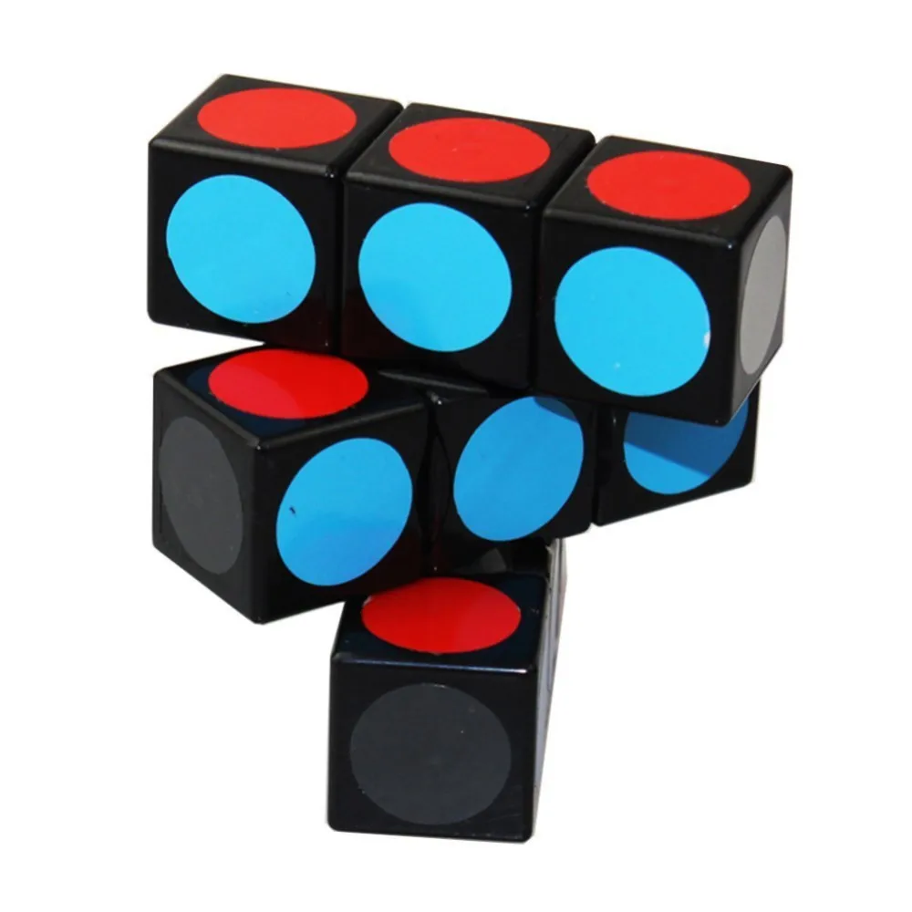 1X3X3 волшебный куб головоломка Пятно Стикер гладкие образовательные головоломки для детей игрушки(S0