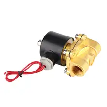 220V DN15 1/2 ''Электрический нормально закрытый клапан электромагнитный клапан для воды, воздуха на дизельном топливе, керосине Внутренний Аксессуары газа