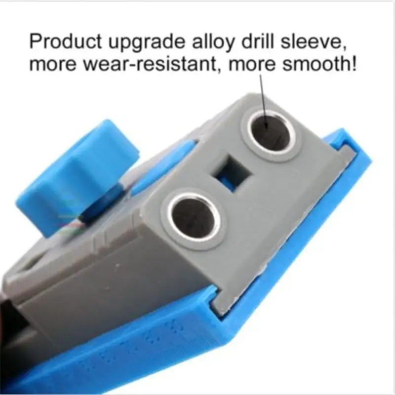 

2 In 1 Woodworking Pocket Jig 9.5mm Step Drill Tool Kit For Kreg Pilot System